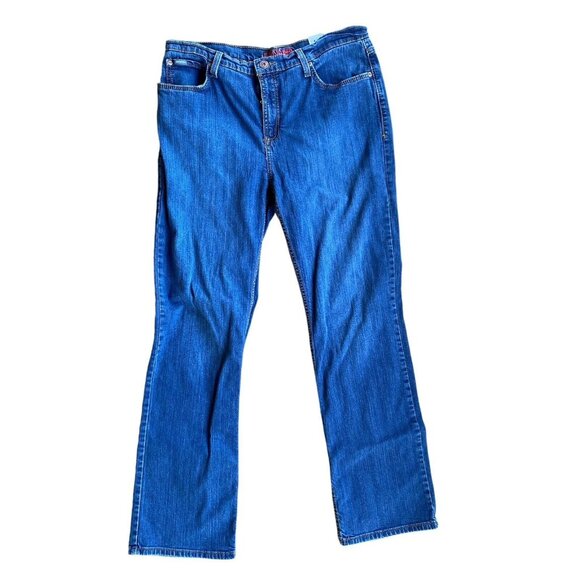 Cinch Jenna Jeans Womens 33/15L (36/32) Blue Denim Slim Western Cowboy Outdoor - Picture 3 of 12